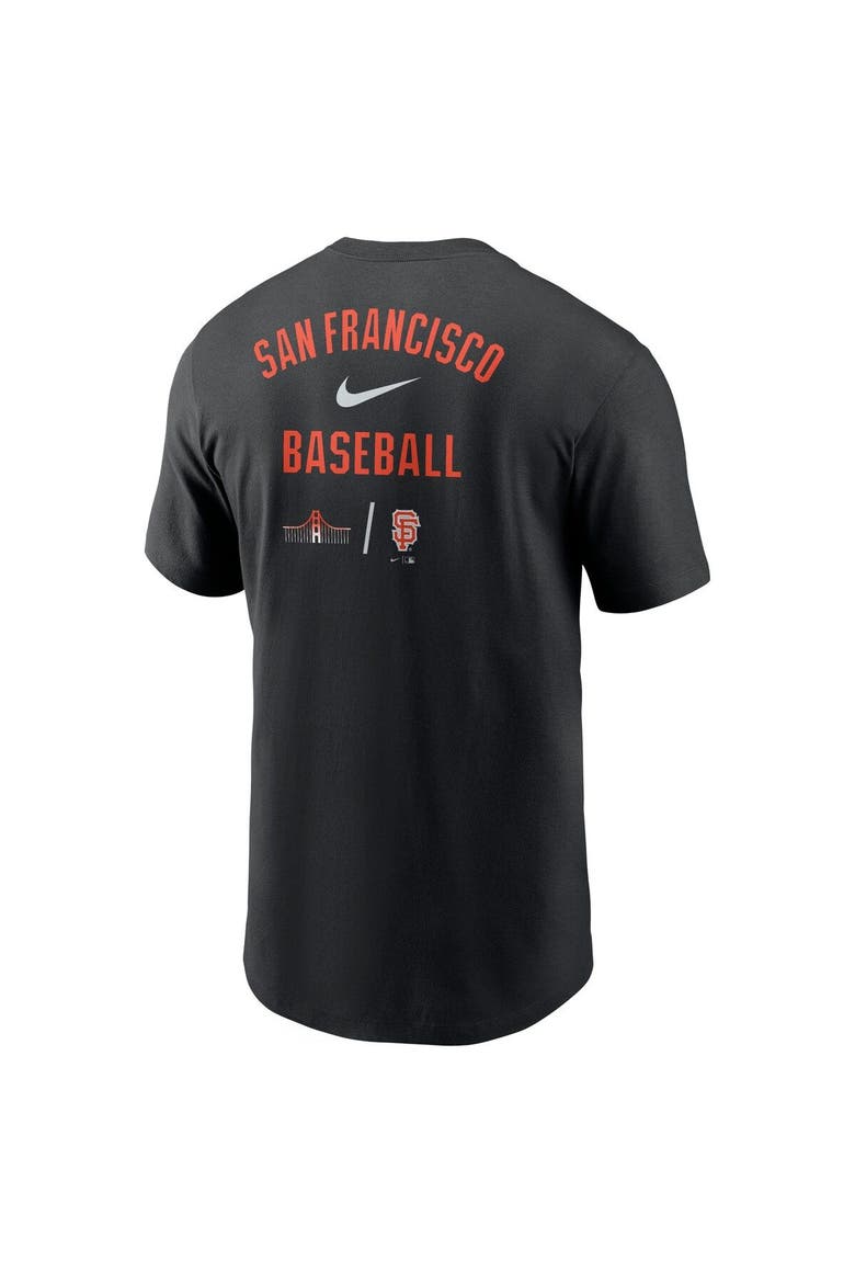 Men's Nike  Black San Francisco Giants City Connect 2-Hit T-Shirt, Alternate, color, Black