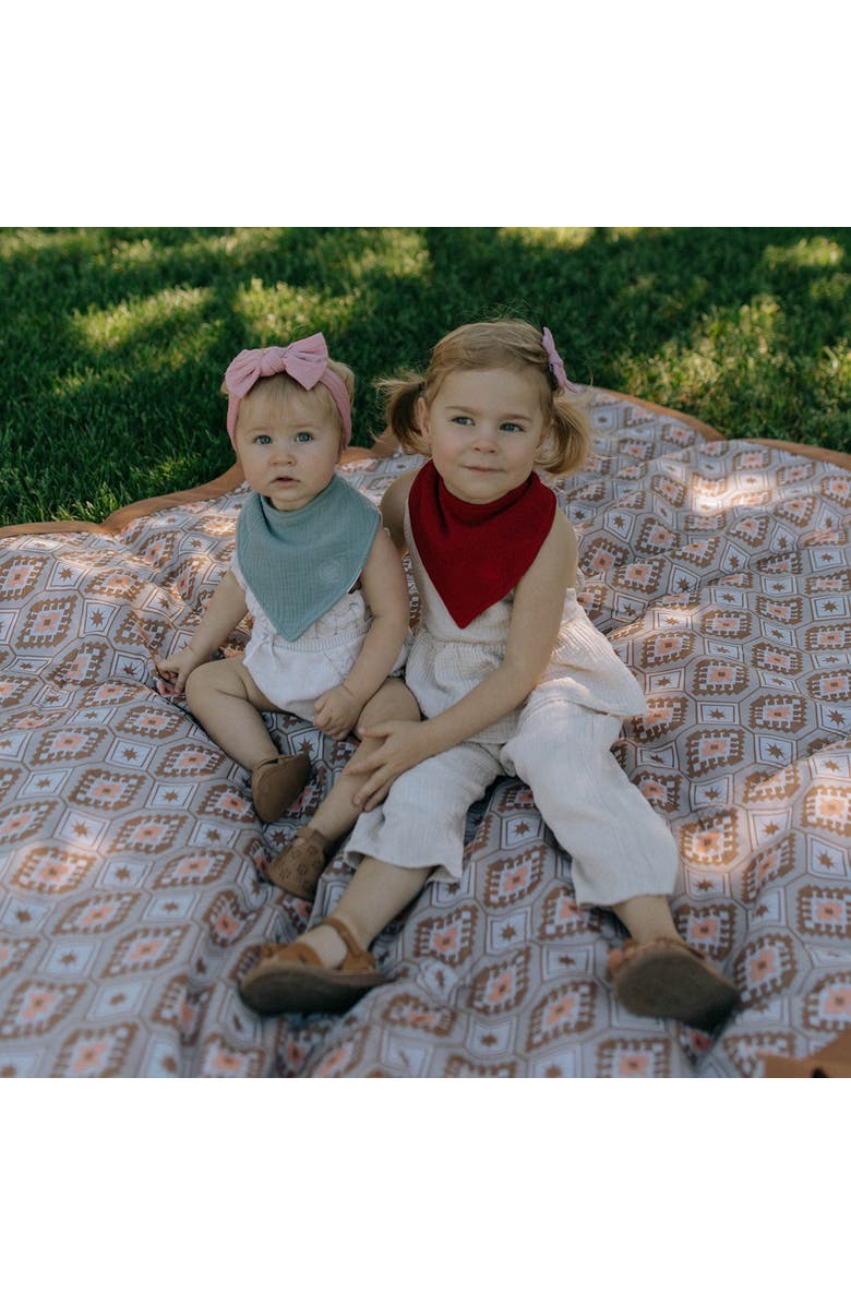 Parker Baby Co. Muslin Bandana Bibs, Alternate, color, Dune