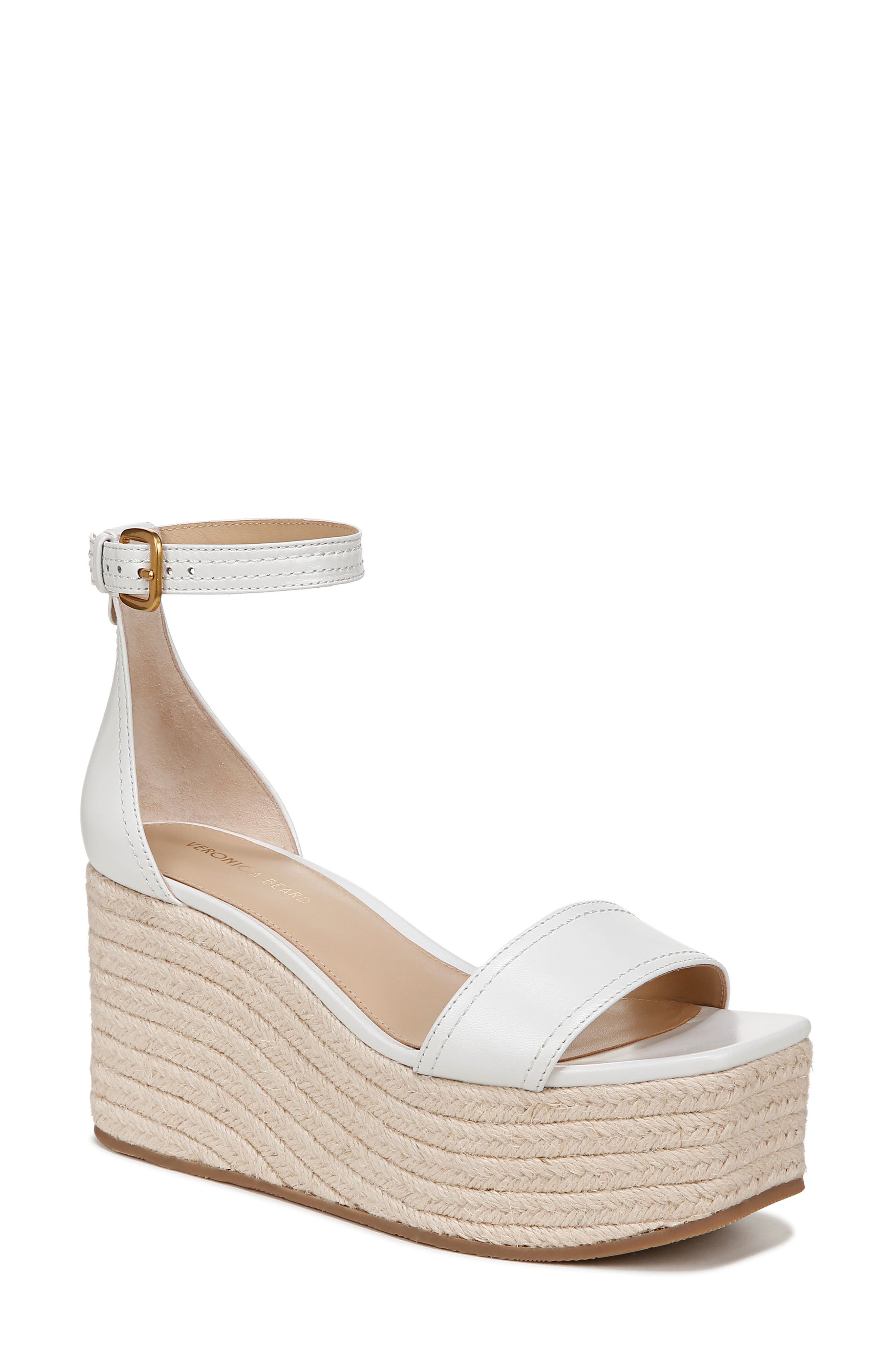 Veronica Beard Gianna Platform Wedge Sandal