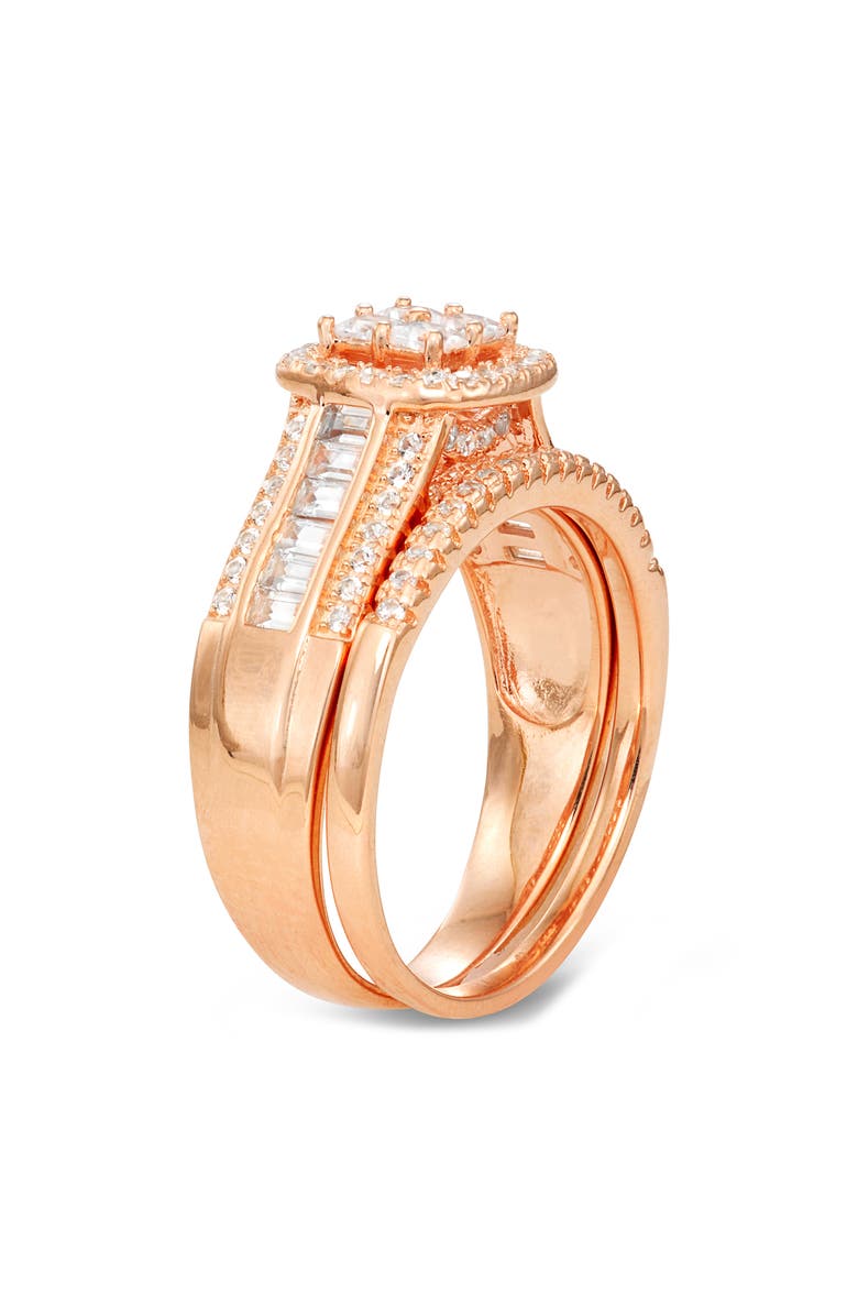 FZN Set of 2 White Sapphire Rings, Alternate, color, Yellow