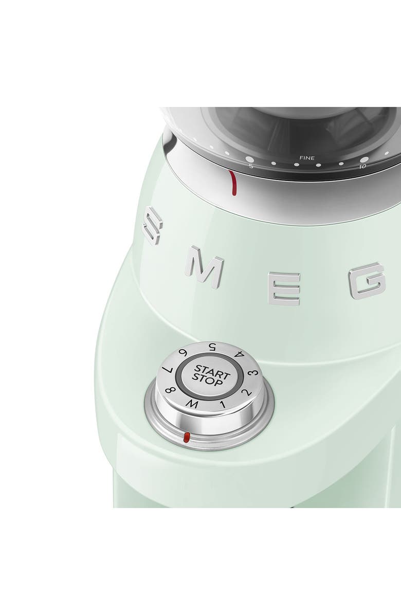 smeg '50s Retro Style Espresso Grinder, Alternate, color, Pastel Green