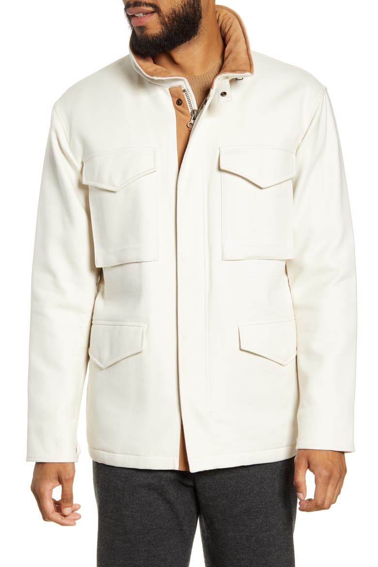 Slim Fit Field Jacket, Alternate, color, LECHE