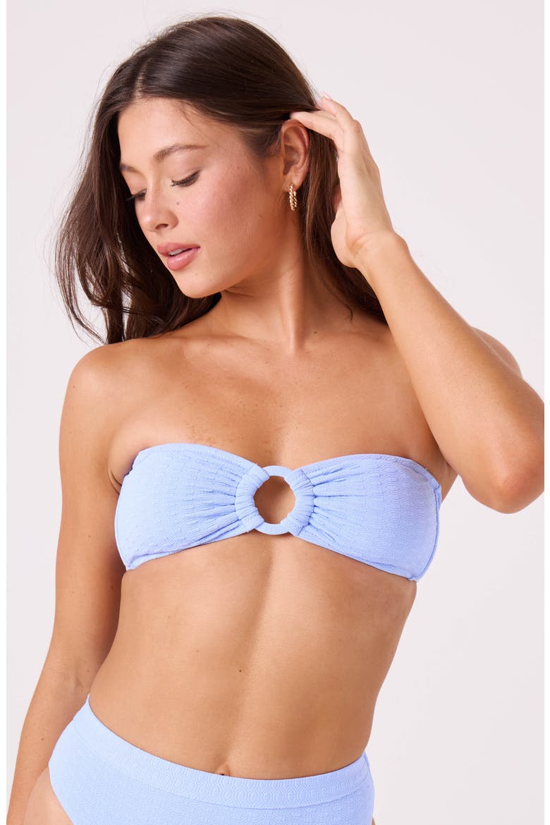 Haleiwa Bandeau Bikini Top, Alternate, color, OPEN AIR