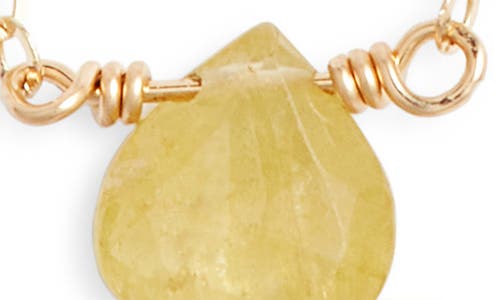 Nashelle Birthstone Pendant Necklace In Gold