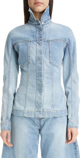 Alaïa Fitted Denim Jacket | Nordstrom