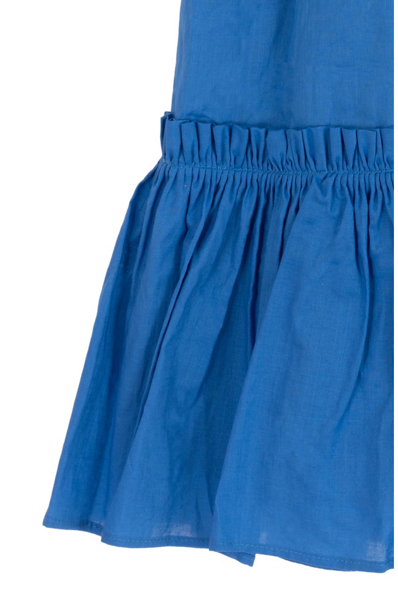Kids' Cotton Tiered Dress, Alternate, color, ROYAL