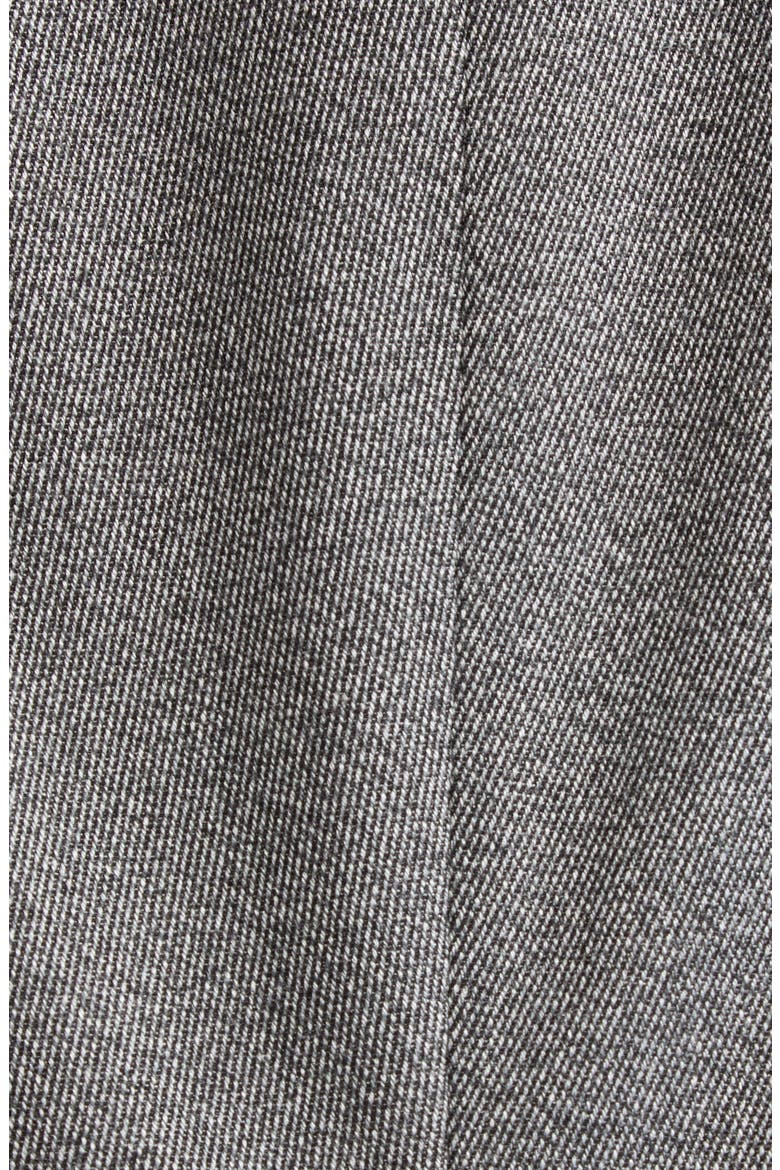 Mélange Stretch Twill Jacket, Alternate, color, MEDIUM GREY MELANGE