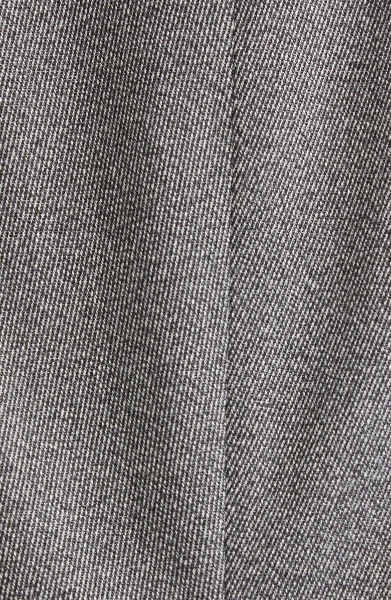 ST. JOHN Mélange Stretch Twill Jacket, Alternate, color, Medium Grey Melange