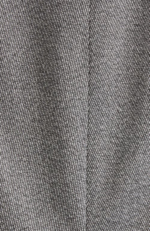 St John St. John Mélange Stretch Twill Jacket In Gray