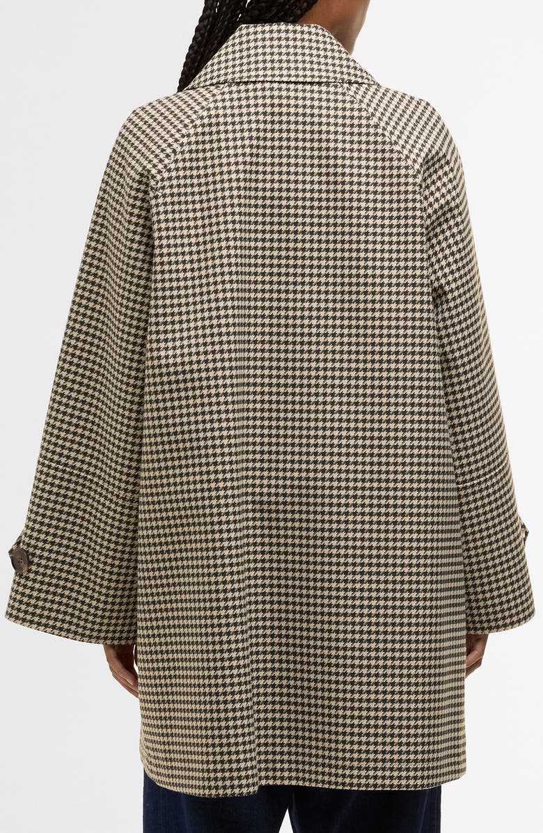 Barbour Kennedy Water Resistant Houndstooth Check Jacket, Alternate, color, Sage Houndstooth/ Mist