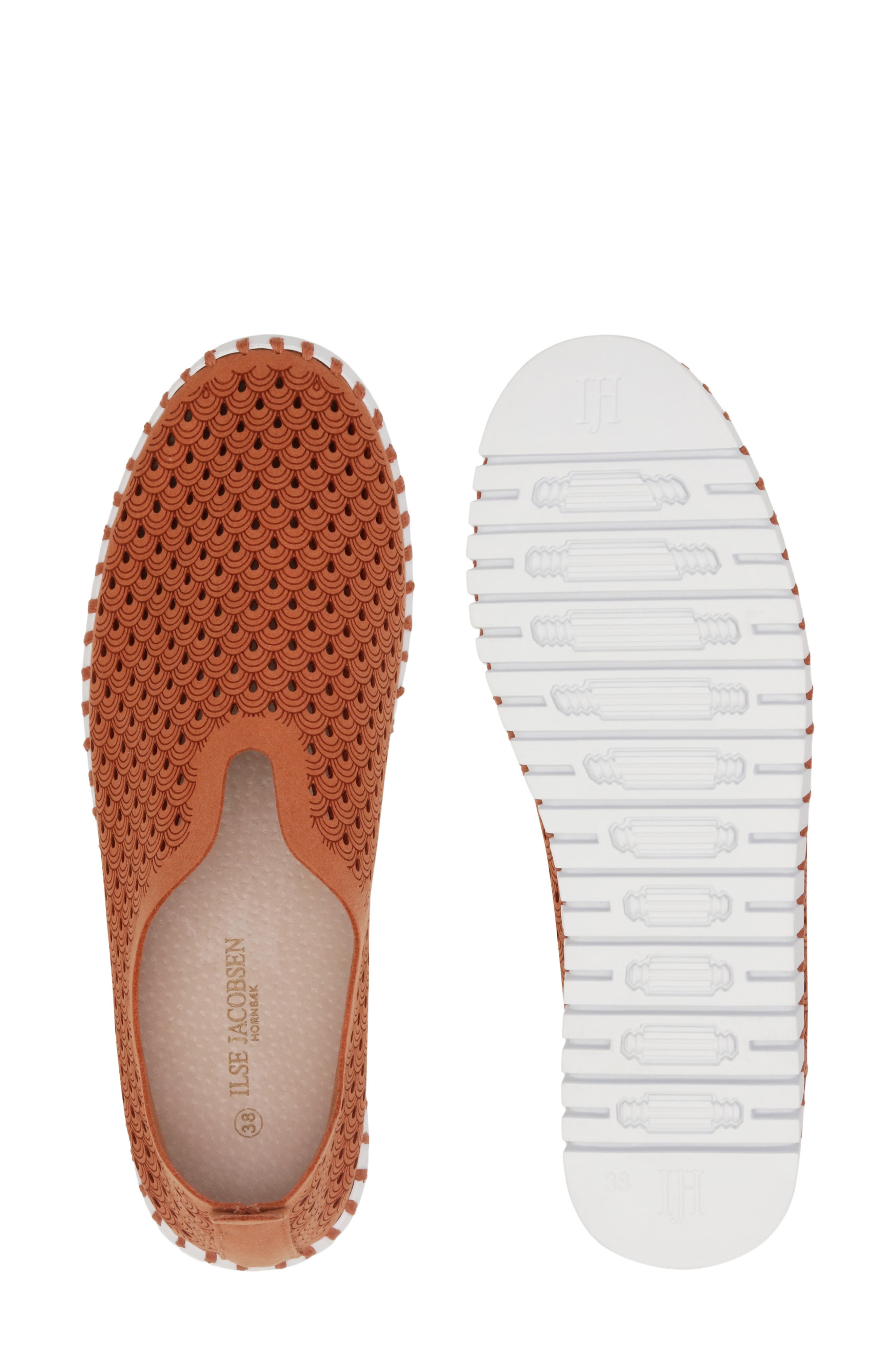 Tulip 139 Perforated Slip-On Sneaker, Alternate, color, LIGHT BRICK