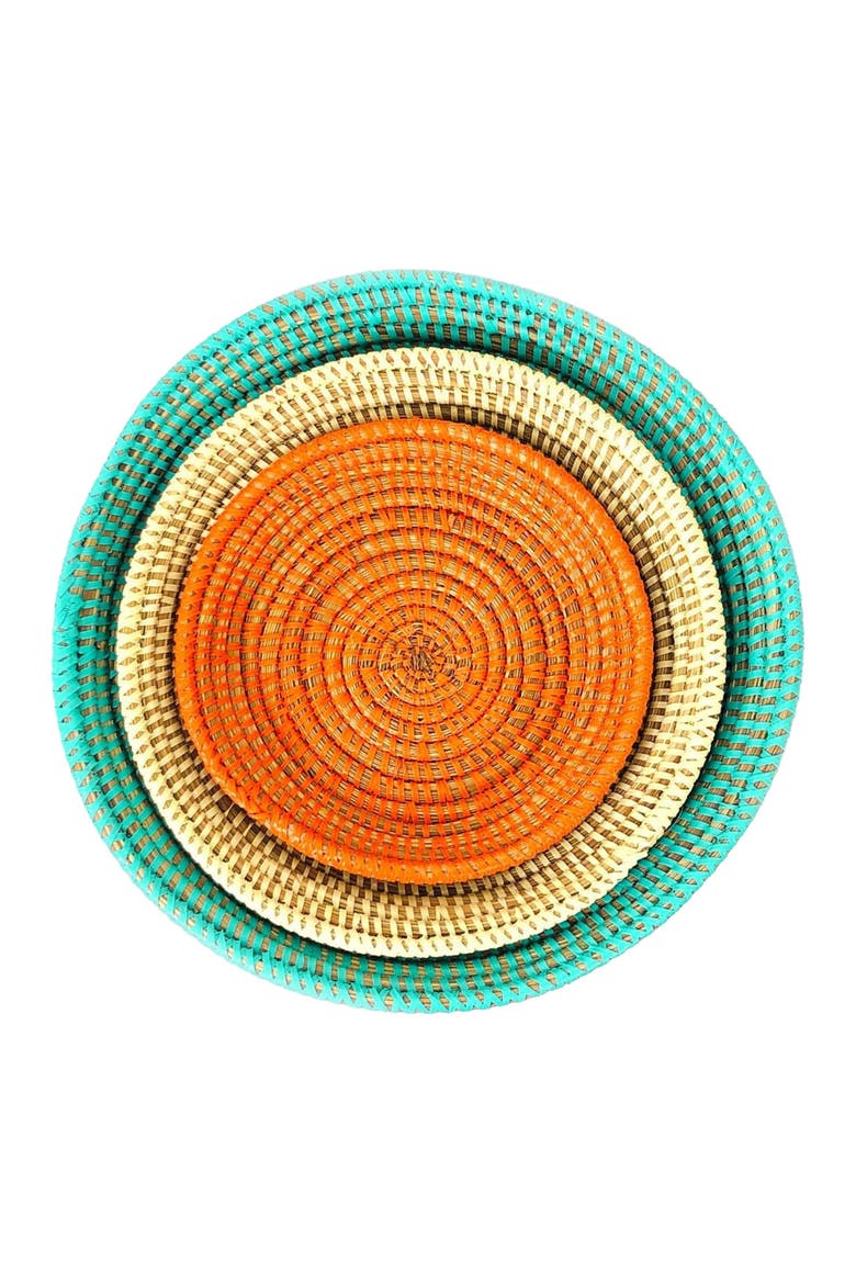 Catch-All / Planter Basket - Set of 3, Alternate, color, Orange, Natural, Turquoise