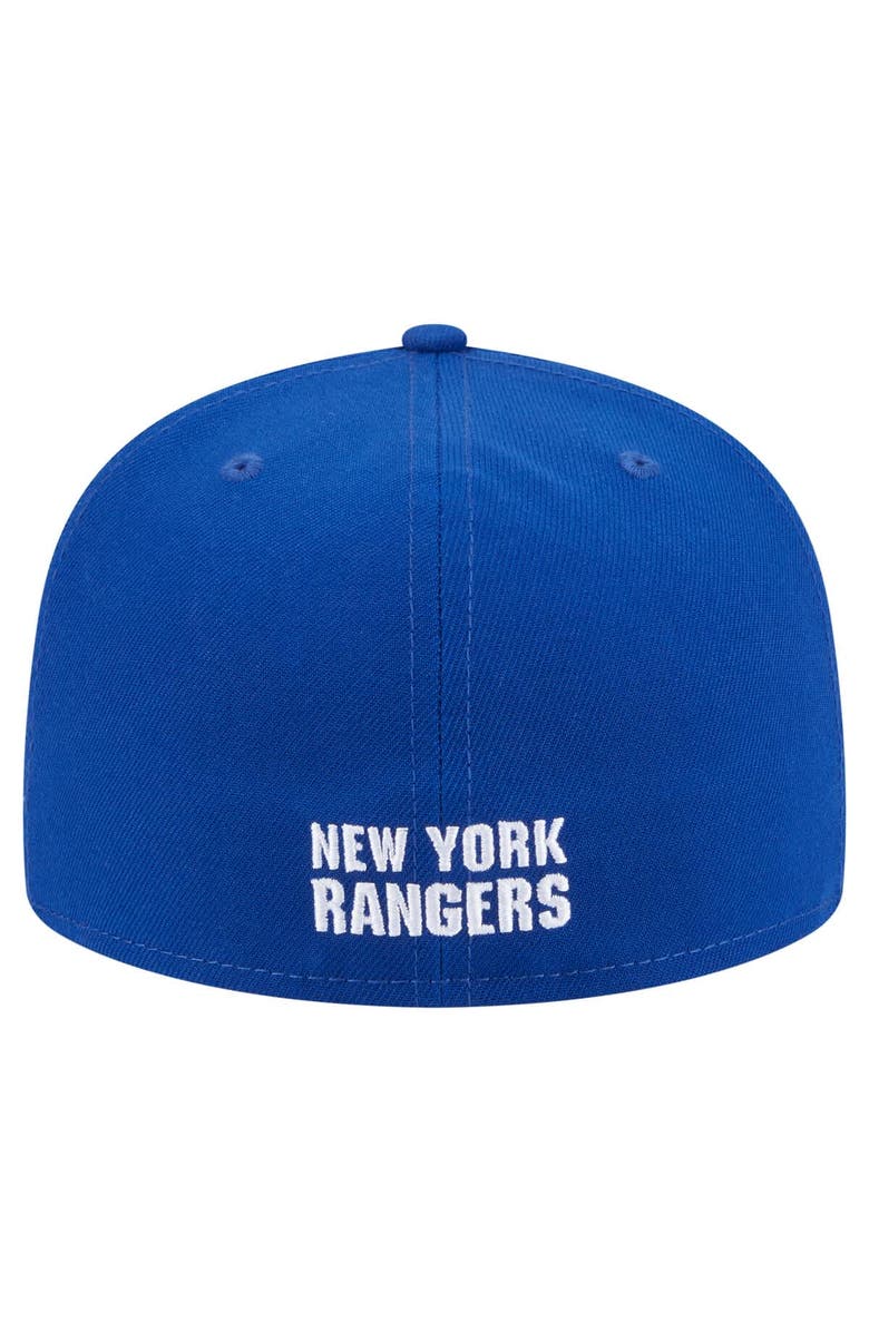 New Era Men's New Era Blue New York Rangers Deceptor 59FIFTY Fitted Hat, Alternate, color, Blue