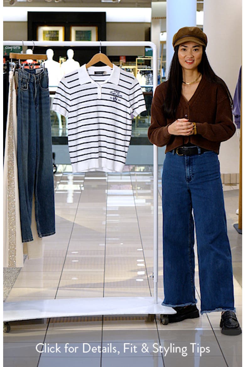 Short Sleeve Polo Sweater video