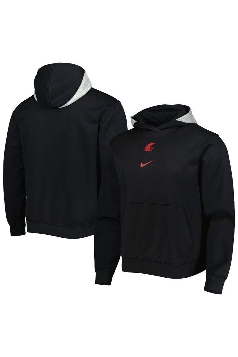 Men's Nike Black Washington State Cougars Spotlight Performance Pullover Hoodie, Alternate, color, Black