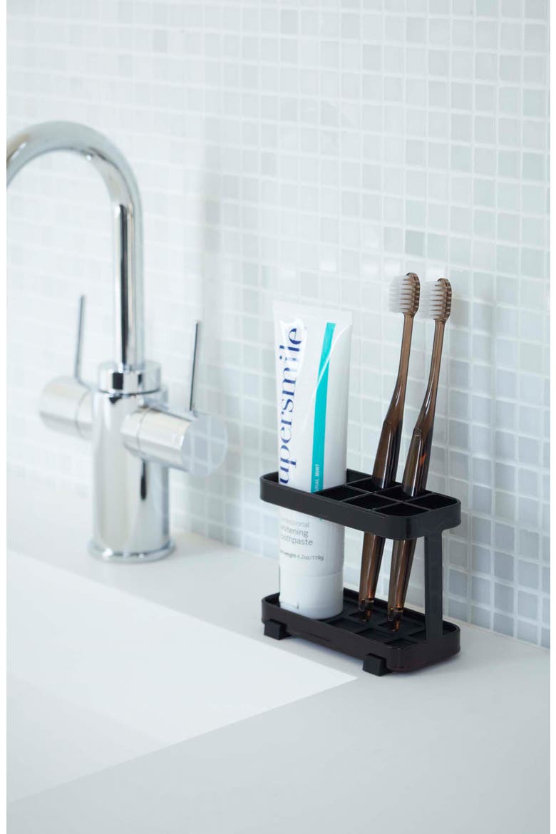 Toothbrush/Toothpaste Stand, Alternate, color, BLACK