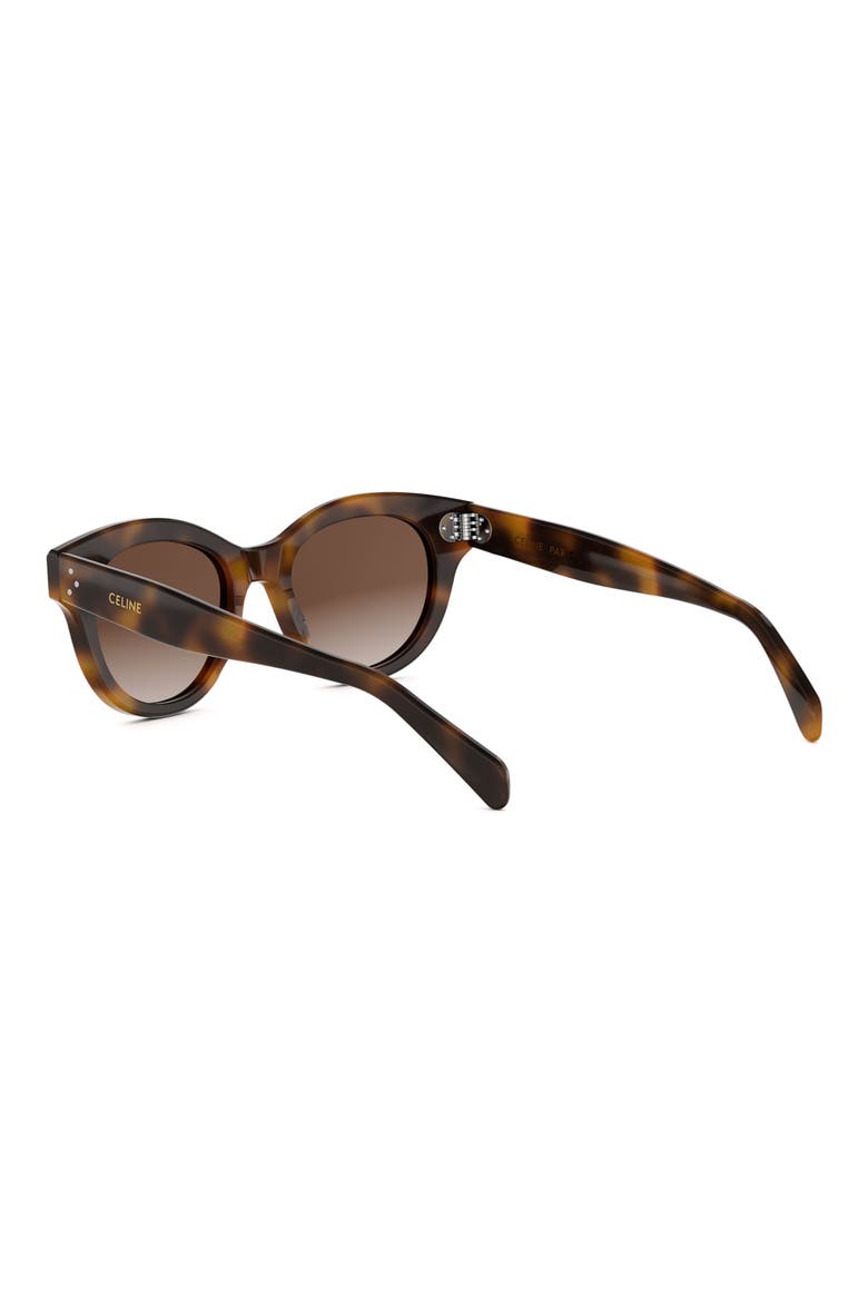 3 Dots 51mm Round Sunglasses, Alternate, color, BLONDE HAVANA / GRADIENT BROWN