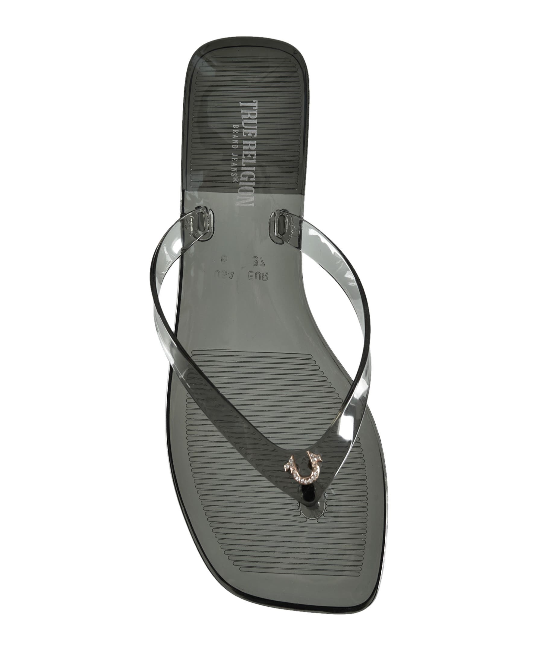 True Religion Lola Sandal, Alternate, color, Black