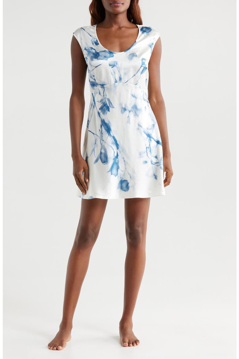 x Grace Dines Washable Silk Nightgown, Main, color, WHISPERED BLOOM LARGE