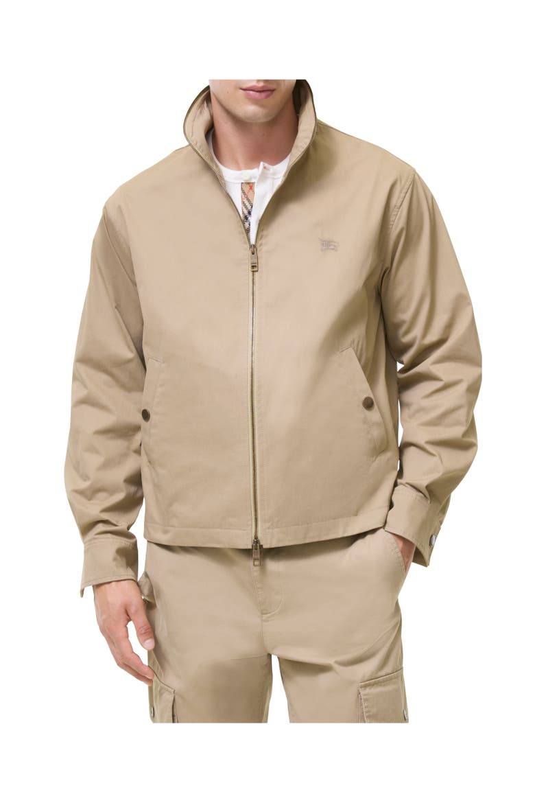 Cotton Twill Jacket with Warmer, Alternate, color, Saltmarsh beige