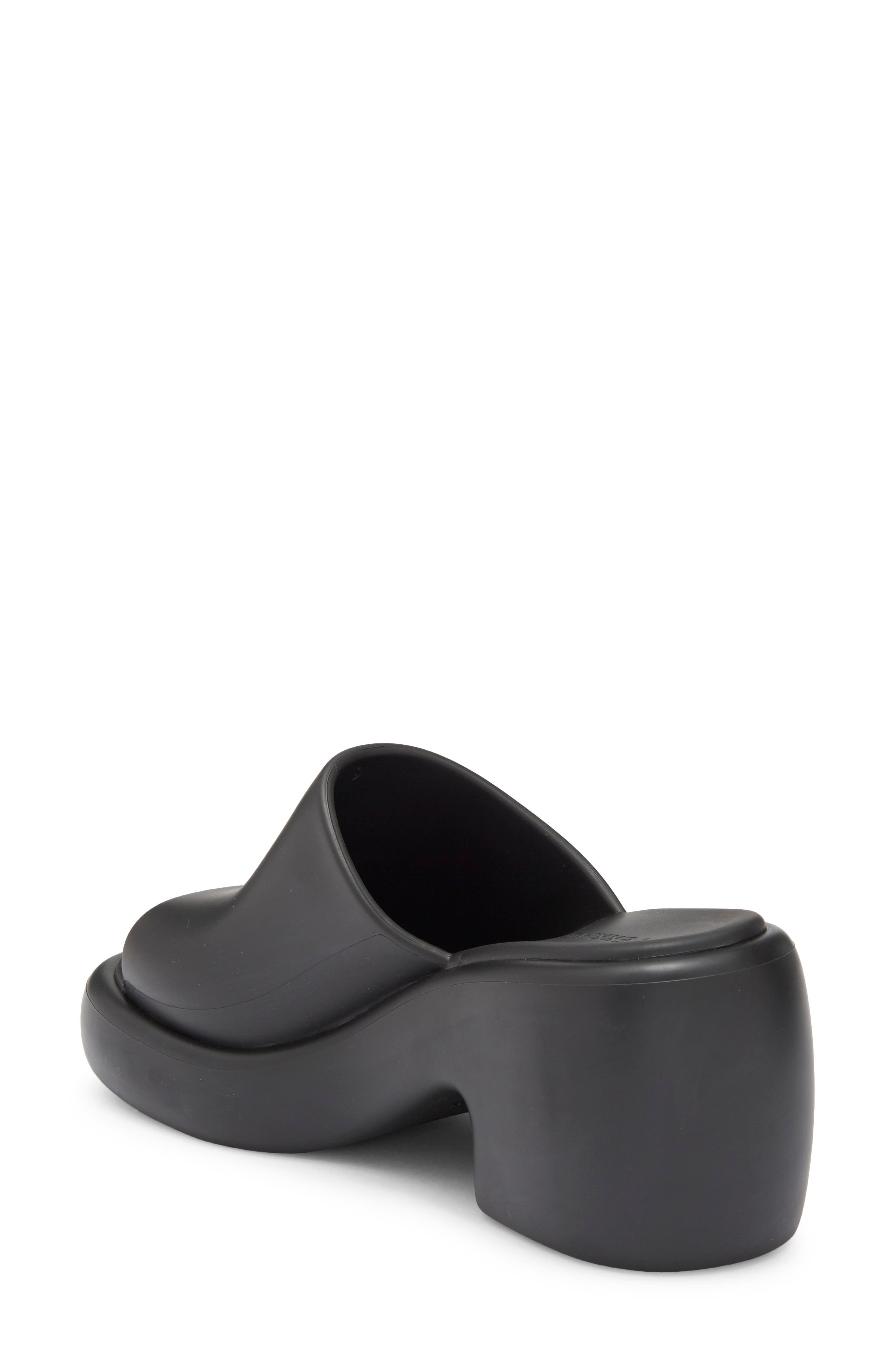 FERRAGAMO Deva Platform Slide Sandal, Alternate, color, Black