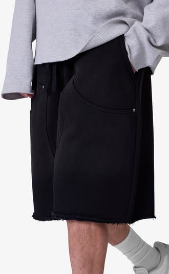 double knee sweat shorts OVERWHELM Lサイズ mnml West Double Knee Sweat Shorts | Nordstrom