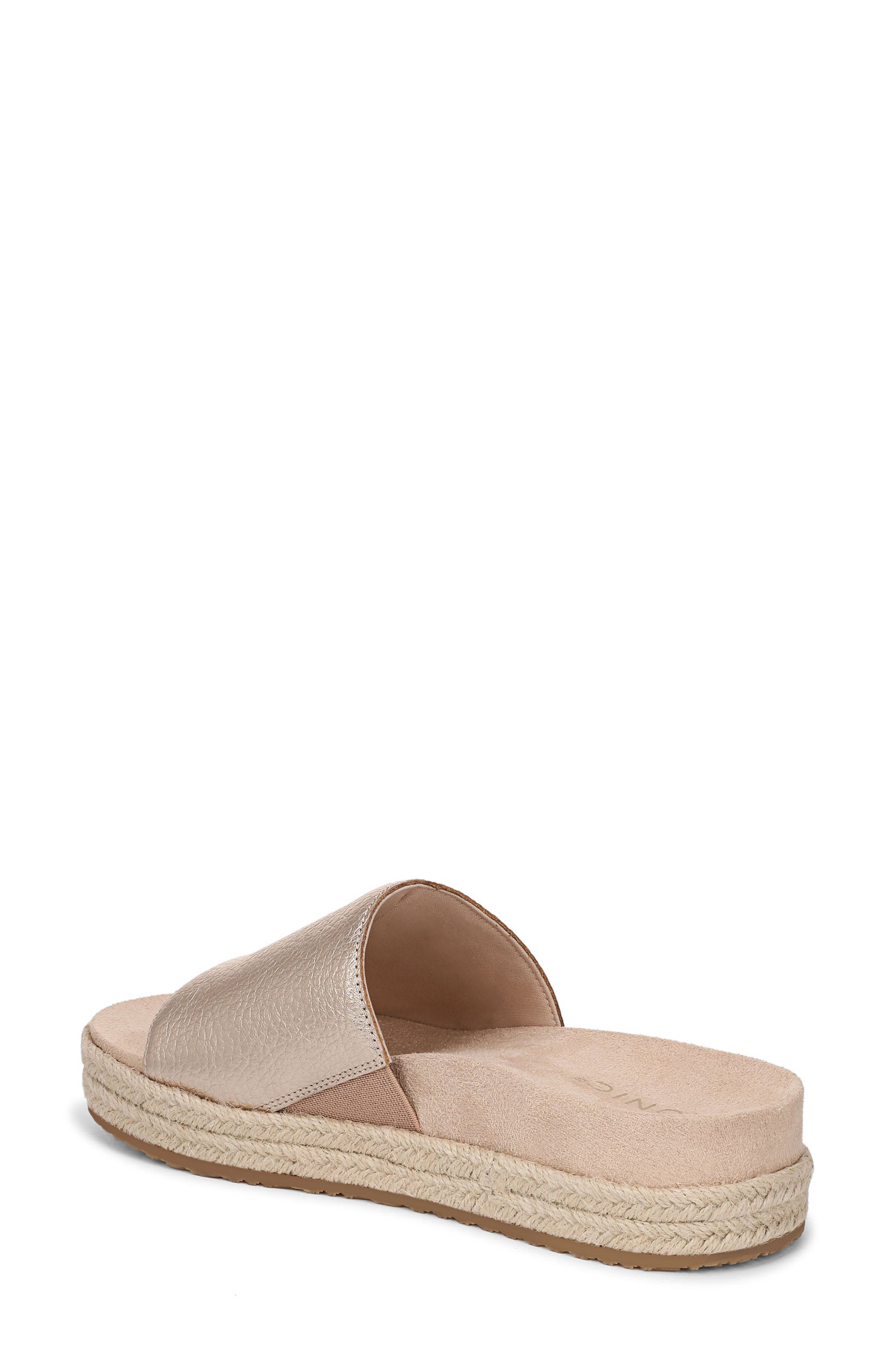 Yasmina Slide Sandal, Alternate, color, BRONZE