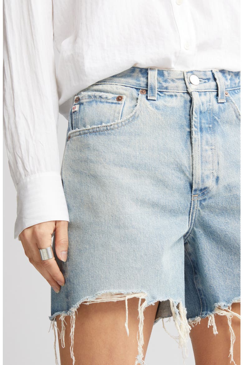 Clove High Waist Cutoff Denim Shorts, Alternate, color, 21 YEARS ROAD TRIP