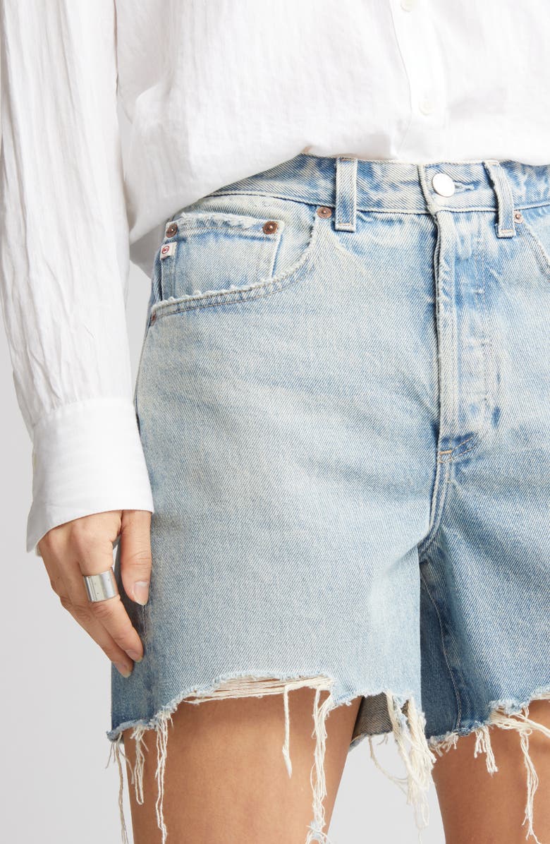 AG Clove High Waist Cutoff Denim Shorts, Alternate, color, 21 Years Road Trip