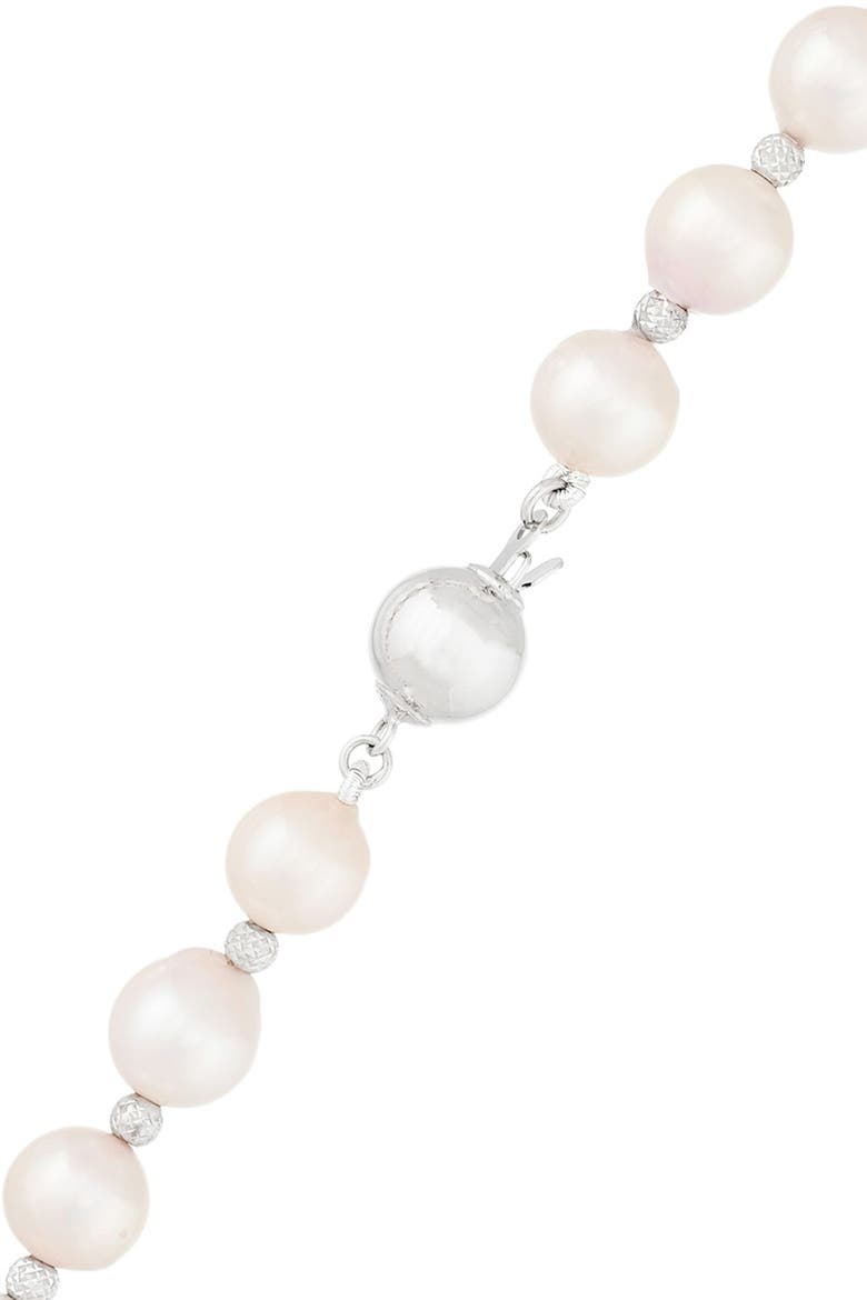 Akoya Pearl Necklace, Alternate, color, NATURAL WHITE