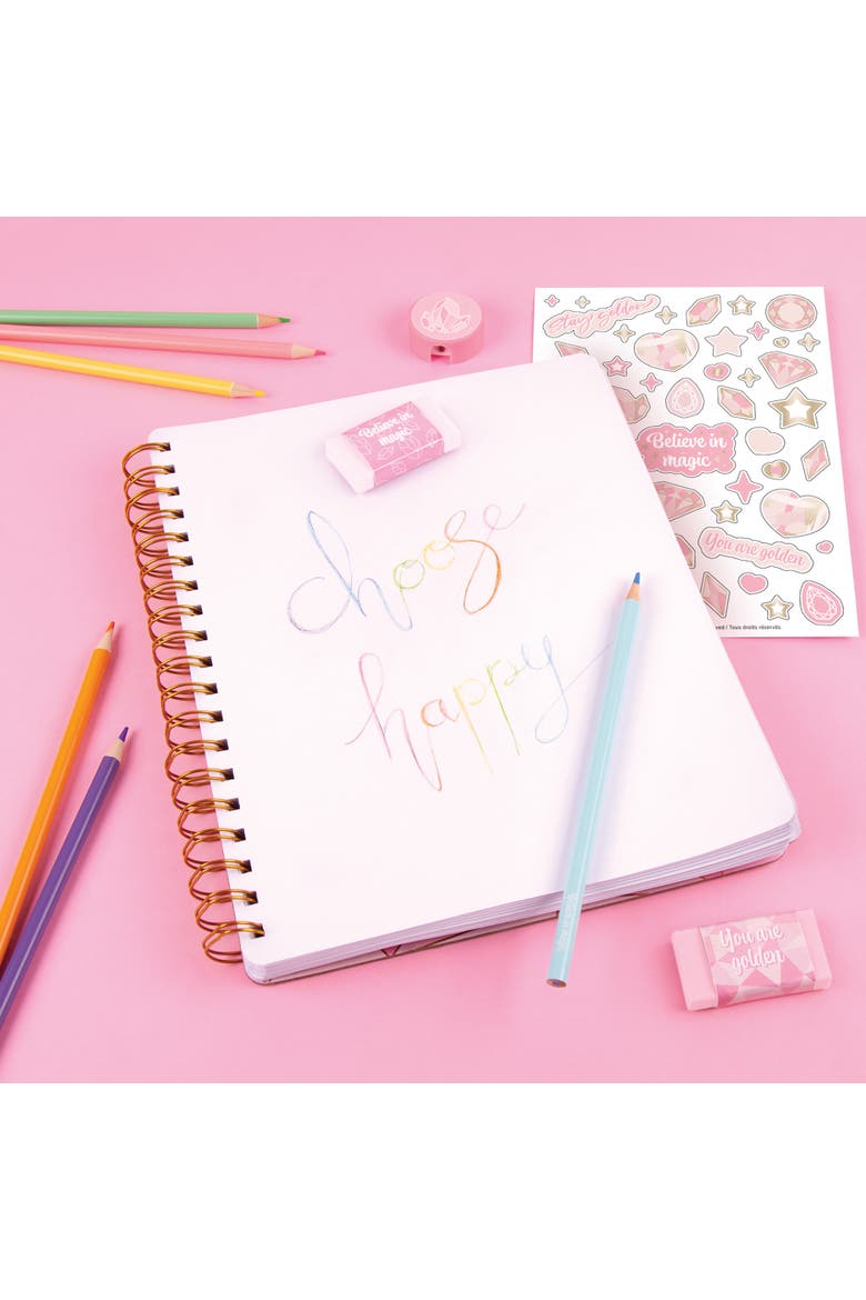 All in 1 Sketching Set Journal & Art 200 Page Book, Alternate, color, Multicolored