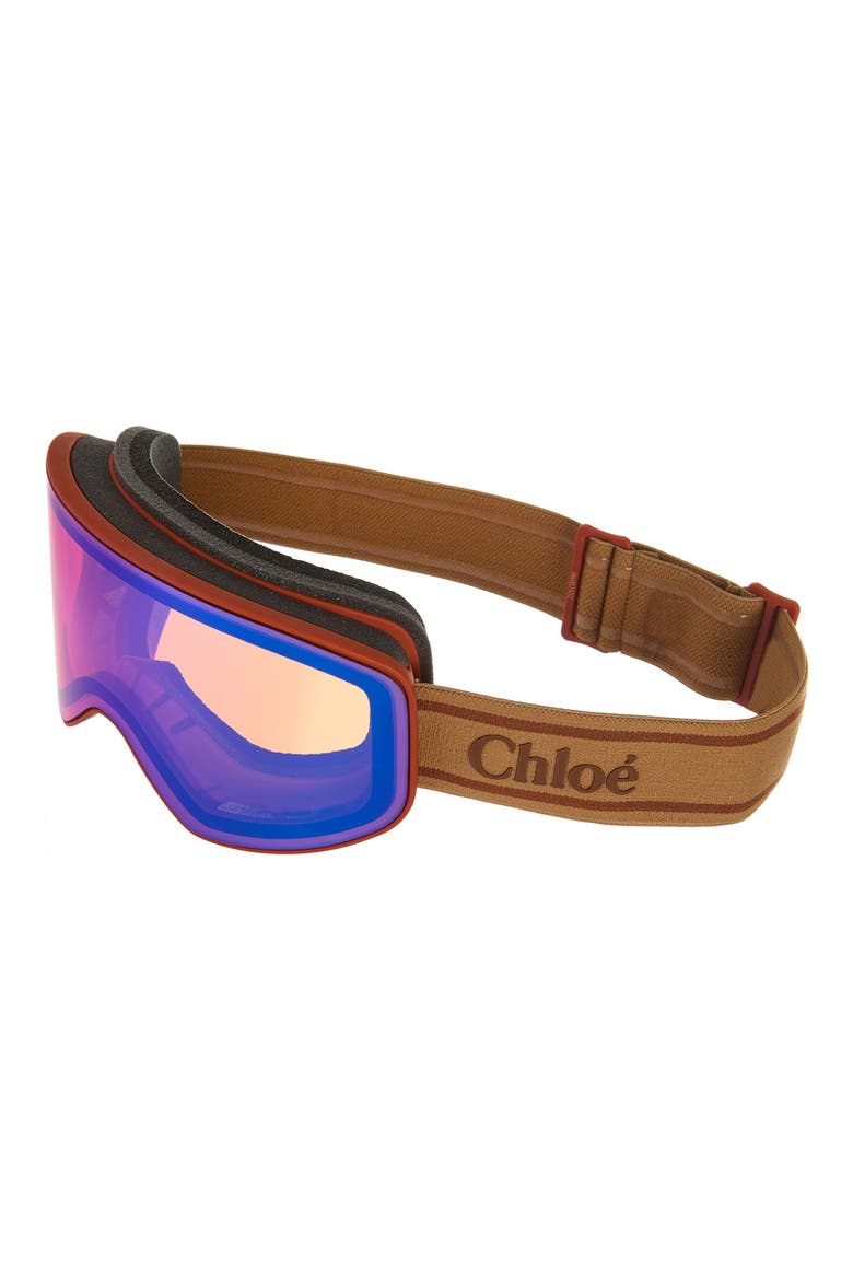 99mm Snow/Ski Goggles, Alternate, color, BROWN ORANGE