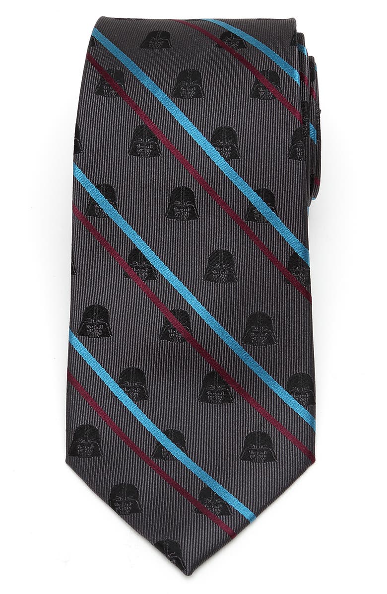 Cufflinks, Inc. Star Wars<sup>™</sup> - Darth Vader Stripe Silk Tie, Main, color, 