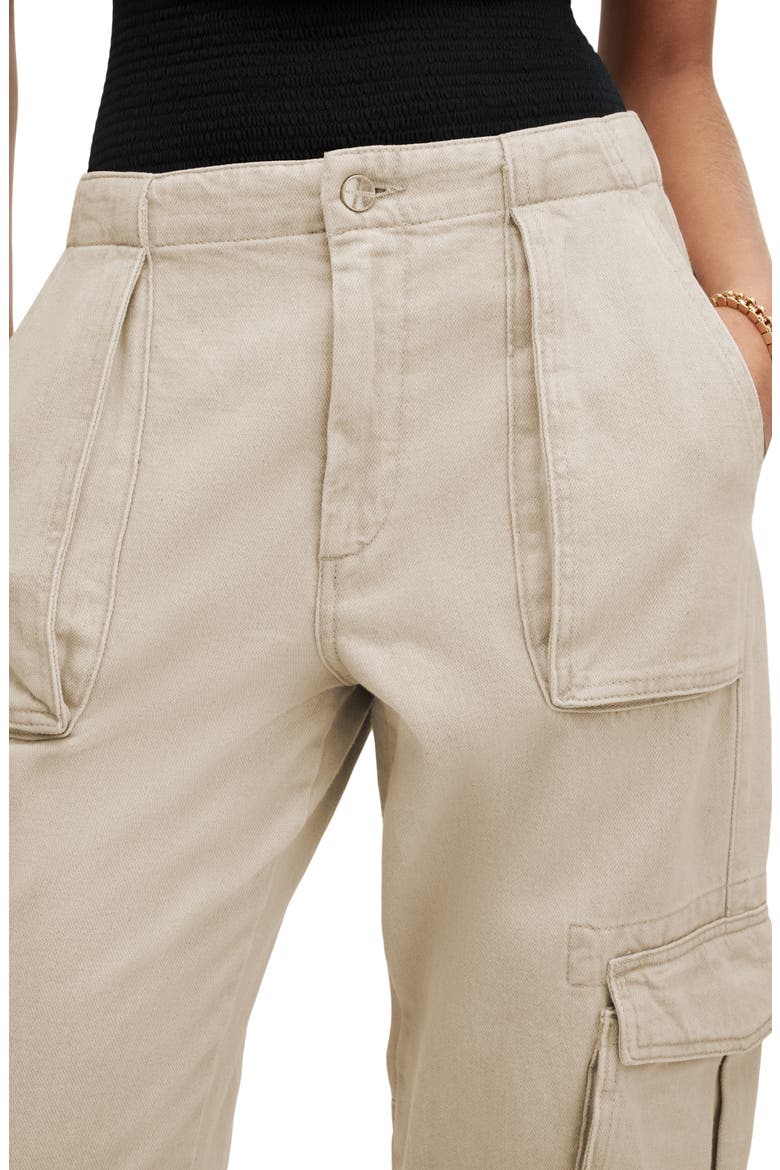 Frieda Twill Cargo Joggers, Alternate, color, NATURAL WHITE