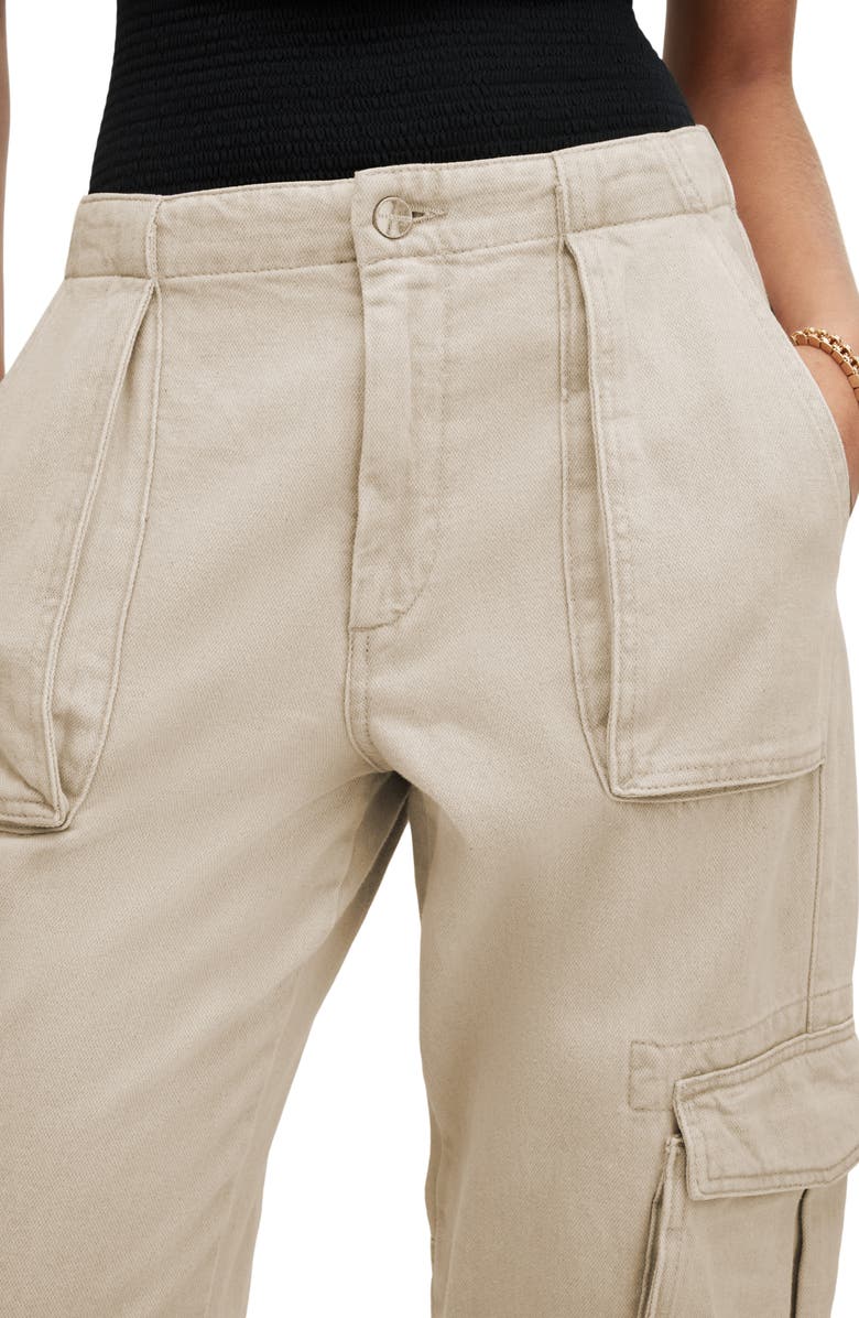 AllSaints Frieda Twill Cargo Joggers, Alternate, color, 