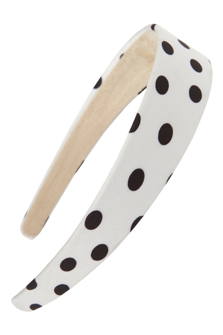 Babydoll Headband, Main, color, WHITE