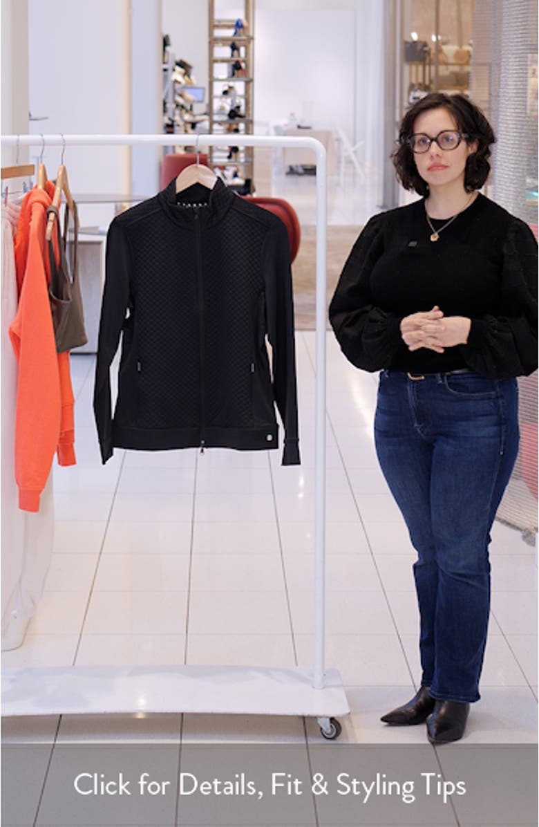 Aubrey Quilted Stretch Nylon Jacket, sales video thumbnail