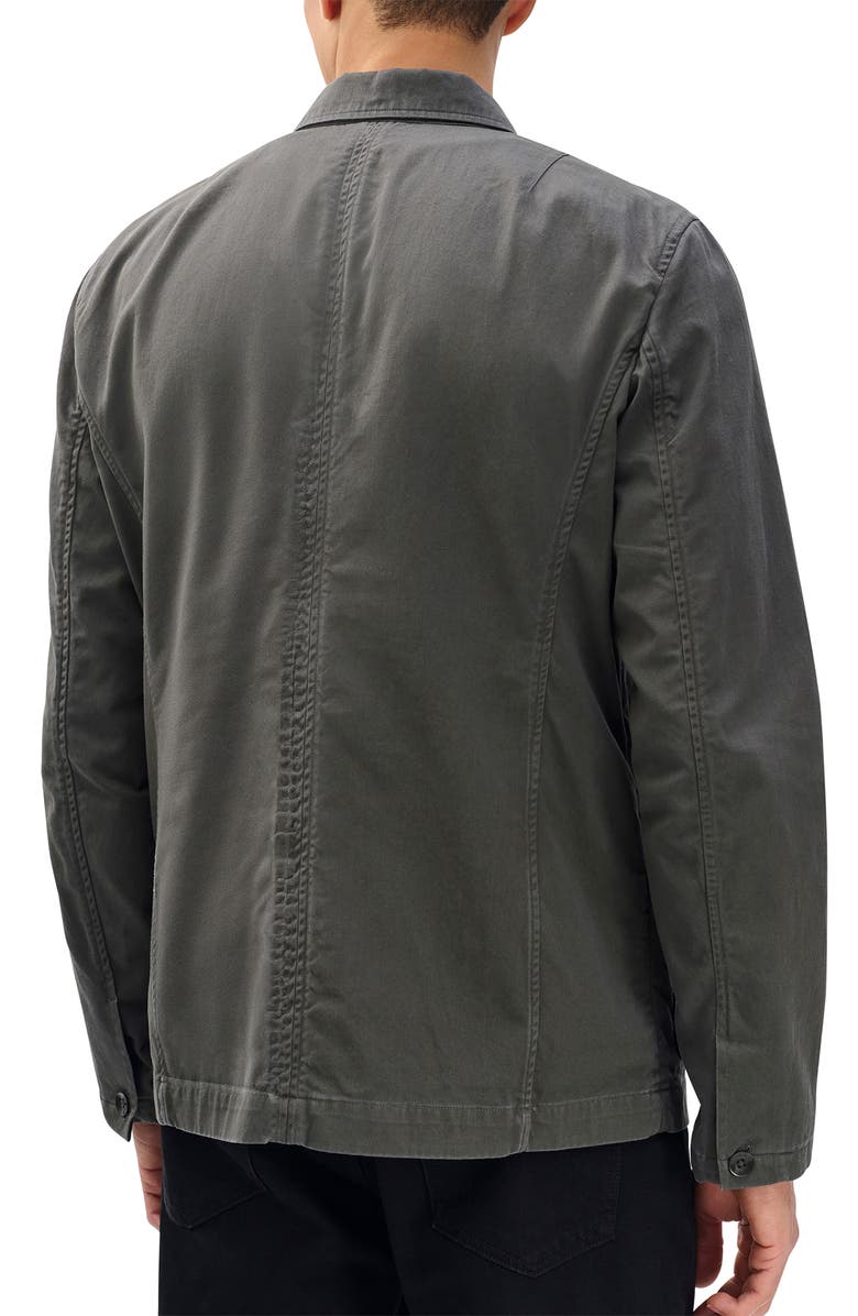 rag & bone Evan Twill Chore Jacket, Alternate, color, Darkshadow