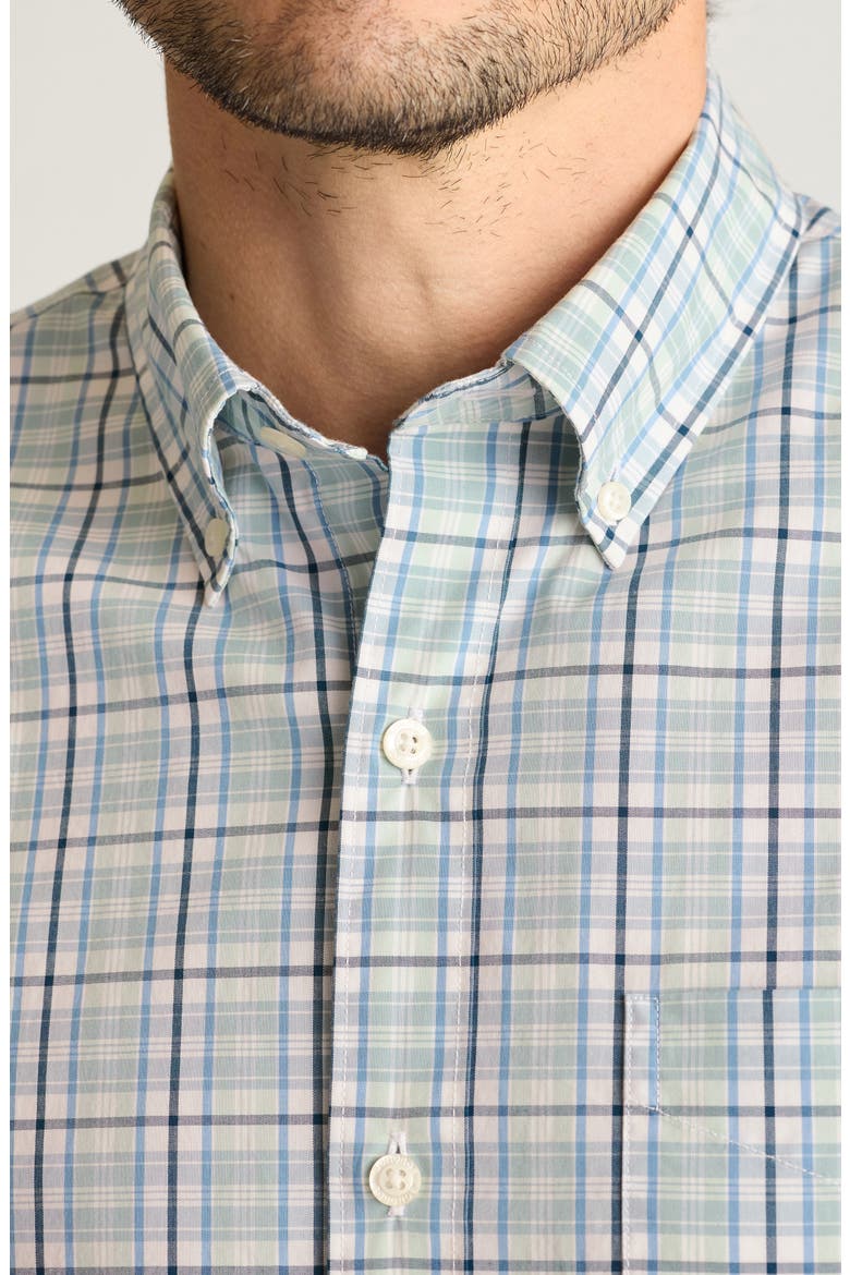 Everyday Plaid Cotton Stretch Flannel Button-Down Shirt, Alternate, color, ALMERIA PLAID