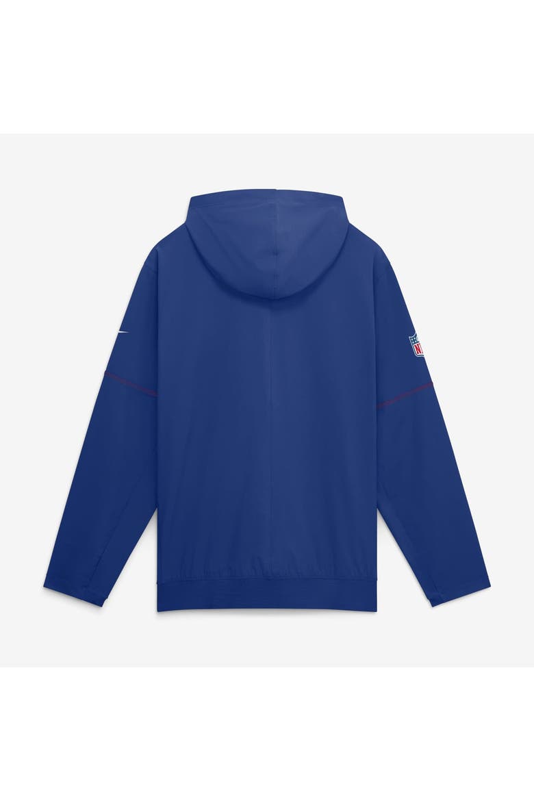 Men's Nike Royal New York Giants Sideline Logo Glory Anorak Half-Zip Hooded Jacket, Alternate, color, Royal