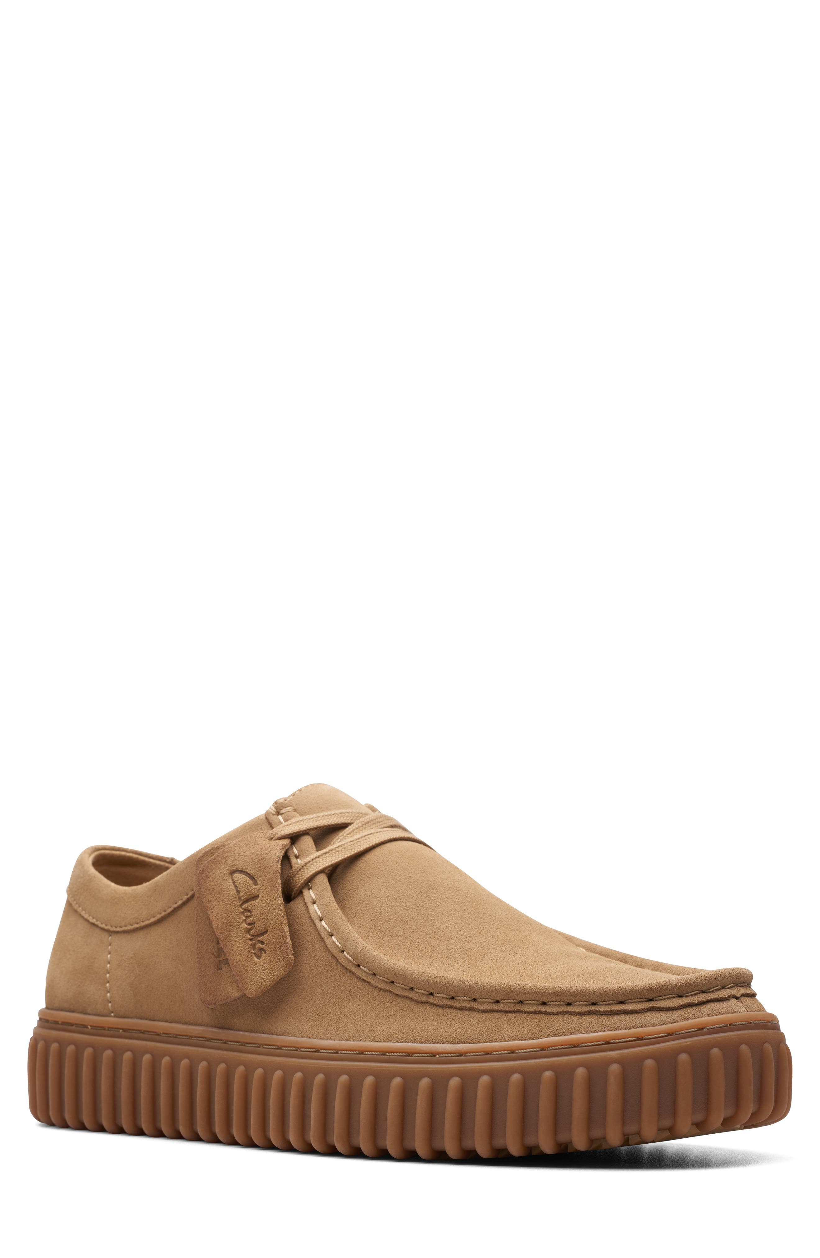 Clarks<sup>®</sup> Originals Torhill Chukka Sneaker, Main, color, Dark Sand Suede
