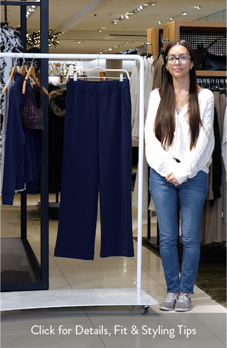 Dreamweave Relaxed Straight Leg Pants, sales video thumbnail