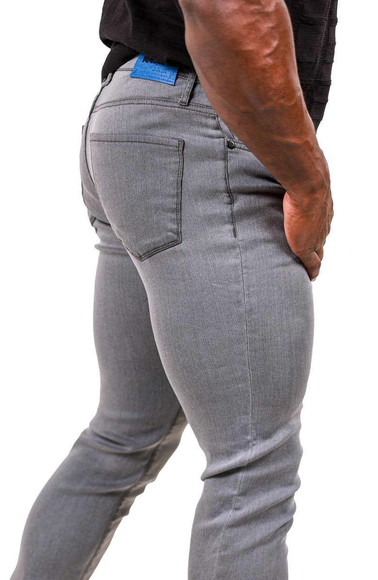 Maceoo Marthyr Stretch Skinny Jeans, Alternate, color, Grey