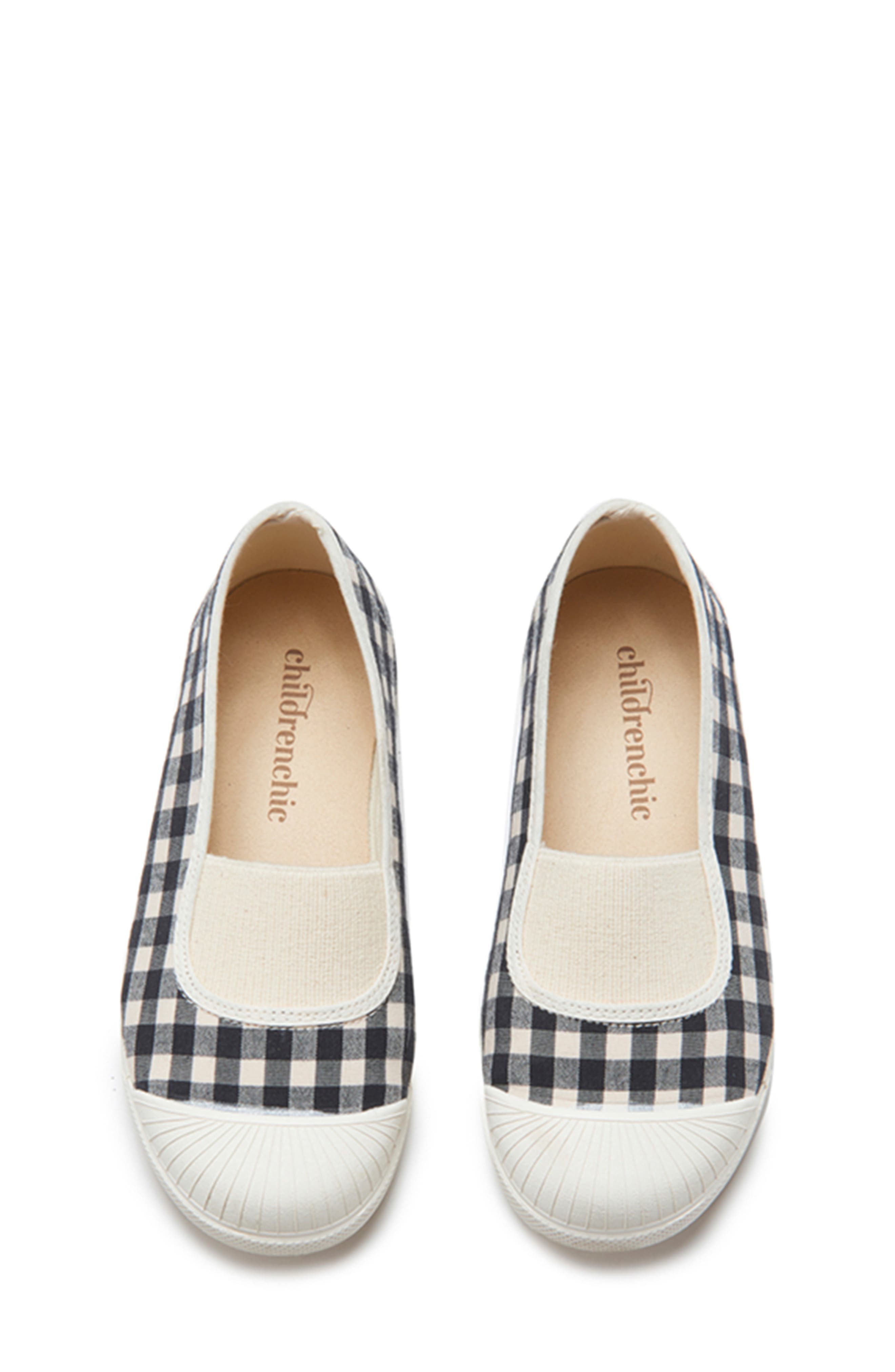 CHILDRENCHIC Gingham Canvas Flat, Alternate, color, 