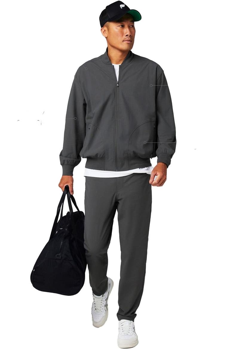 Men's The Don Everyday Bomber, Alternate, color, Onyx