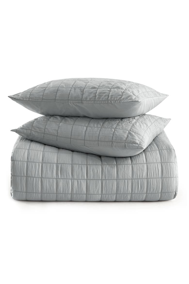 Jessa Washed Garment Dyed 5-Piece Comforter Set - Twin Size, Alternate, color, GREY