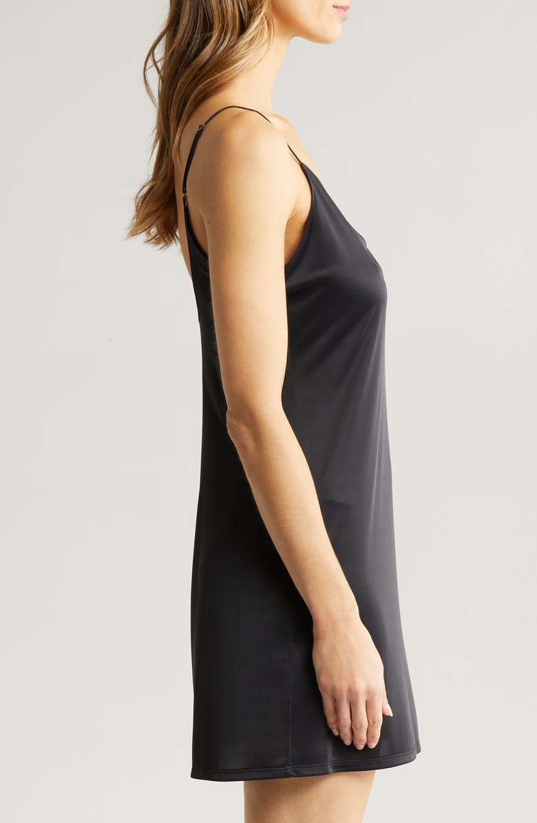 Natori Feathers Essentials Satin Chemise, Alternate, color,