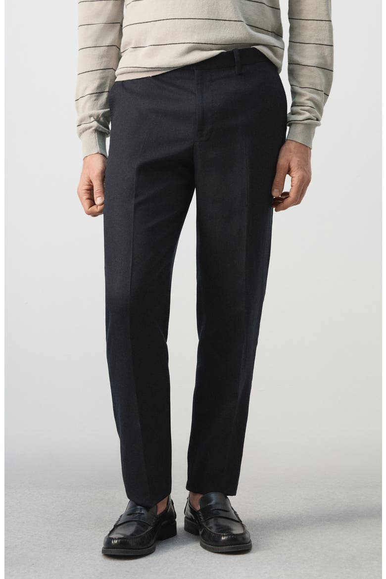 Amalfi Slim Fit Suit Trousers, Main, color, NAVY