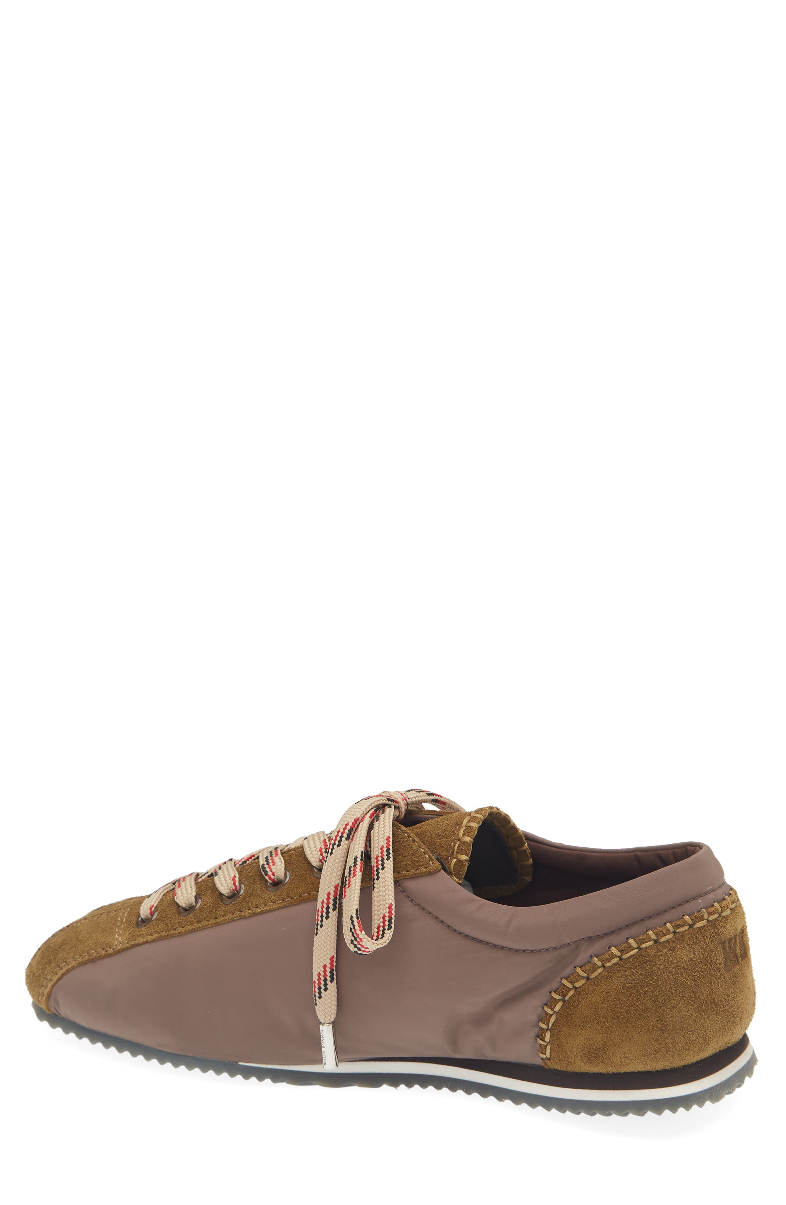 Wales Bonner Paris Leather & Suede Sneaker, Alternate, color, Olive/ Taupe