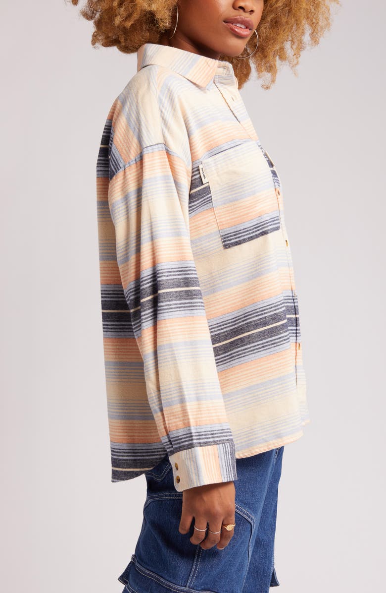 Rip Curl Trippin' Flannel Button-Up Shirt, Alternate, color,